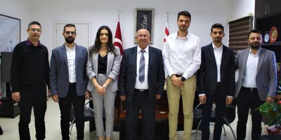 Özyiğit, Kıbrıs Türk Gençlik Birliği İngiltere heyeti ile görüştü