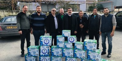 Mekanik Sıhhi Tesisatçılar Birliği Dikmen Belediyesine malzeme yardımında bulundu