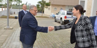 Baybars DAÜ Rektörü Prof. Dr. Necdet Osam’ı ziyaret etti