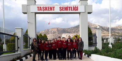 Taşkent Şehitliği’ni Ziyaret Ederek Tarihi Öğrendiler…