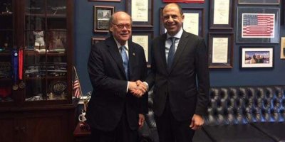 Özersay  ABD’de kongre üyeleri ile görüştü