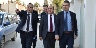 TC Lefkoşa Büyükelçisi Başçeri, Harmancı’yı ziyaret etti