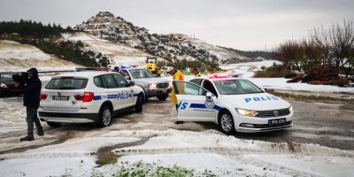 Beklenen kar geldi (Video Haber)