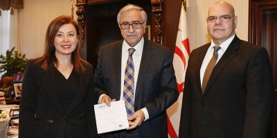 Akıncı JCI Derneği Başkanı Kurnaz’ı kabul etti