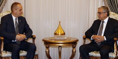 Akıncı, Bosna Hersek Hentbol Federasyonu Başkanını kabul etti