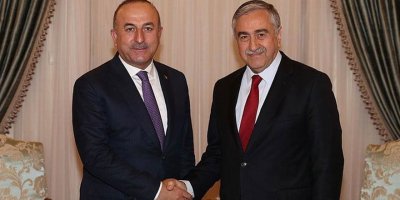 Akıncı, TC Dışişleri Bakanı Çavuşoğlu’nu kabul etti
