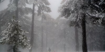 Trodos beyaza büründü!