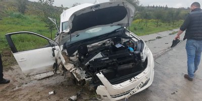 Lefkoşa-Girne yolunda feci kaza..1 yaralı