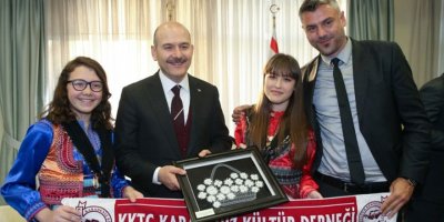 Soylu, KKTC Karadeniz Kültür Derneği üyeleriyle bir araya geldi