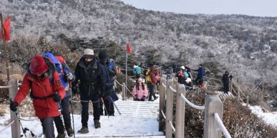 Güney Kore'nin Zirvesine Ziyaretçi Akını