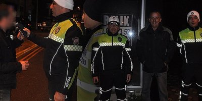 Girne’de yağmur altında operasyon