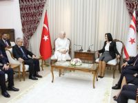 Meclis Başkanı Siber TC Aile ve Sosyal Politikalar Bakanı Kaya’yı kabul etti