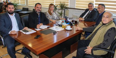 Özel gereksinimli bireyler için afet risklerinin azaltılması çalıştayı”na katılan ekip başkan İsmail Arter’e bilgi verdi