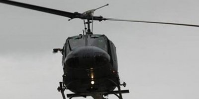 Askeri helikopter düştü !