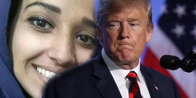 Trump talimat verdi o kadını sakın ülkeye almayın!