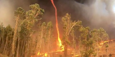 Avustralya'da alev hortumu paniği