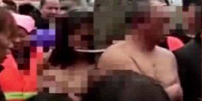 Aldatan kocasını yakaladı