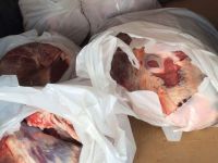 Dörtyol’da gümrüksüz 450 kilo sığır eti