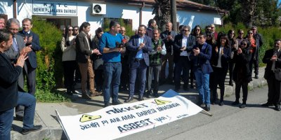 KTAMS, Şehir Planlama Dairesi’nde 2 saatlik uyarı grevi yaptı