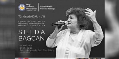 Selda Bağcan DAÜ’de konser verecek