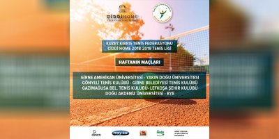 KKTF ciddi home 2018-2019 tenis ligi 10. hafta maçları