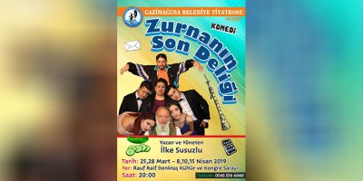 “Zurnanın son deliği” isimli komedi oyunuyla perdelerini açıyor