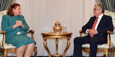 Akıncı, Avusturya Büyükelçisi ile Görüştü