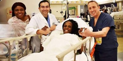 Dokuz dakikada altı bebek dünyaya getirdi!