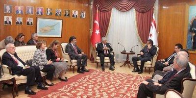 Erhürman, dünya turizm yazarları ve gazetecileri federasyonu heyetini kabul etti