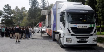 AFAD’ ın deprem simülasyon tırı KKTC'de