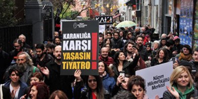 Dünya Tiyatro Günü Yürüyüşü'ne engelleme