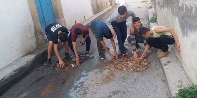 Çukurlara bir çözüm de çocuklardan