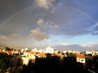 Gökkuşağı Kıbrıs’ı sardı