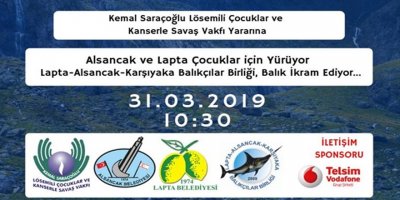BES, Alsancak ve Lapta Belediyeleri ve LAK Balıkçılar Birliği ile Kemal Saracoğlu Vakfı yararına yürüyüş düzenleyecek