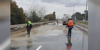 Haspolat-Erülkü arasındaki yol yeniden çift yönlü trafiğe açıldı