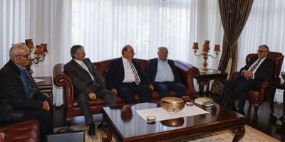 Akıncı: “Savaşta karşı karşıya geldiler, şimdi iki dost olarak buradalar”