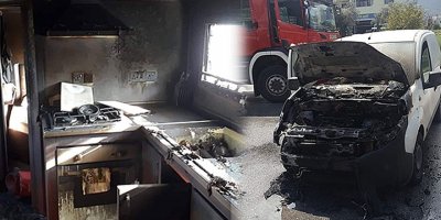 Park halinde alev aldılar