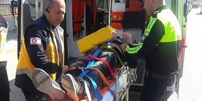 Köprücük kemiğini kırdı