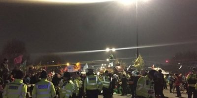 Londra'daki çevreci işgal eyleminde 113 gözaltı