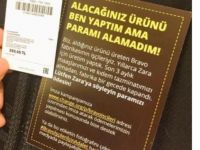 Zara ürünlerinde 'isyanın etiketi'