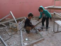 Şam'da okula saldırı