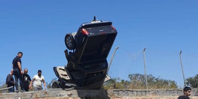 Metehan yolunda korkutan kaza