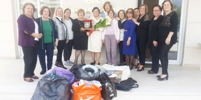 Kıbrıs Türk Kadınlar Birliği Girne Şubesi, Kanser haslarına yardım derneğine bağışta bulundu