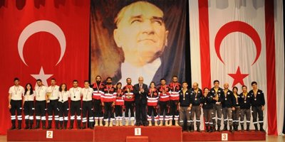 Uluslararası üniversiteler arama kurtarma oyunları ödül töreni ve kapanış kokteyli ile tamamlandı