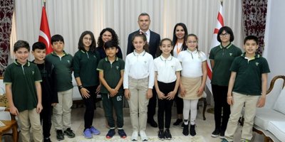 Uluçay, Doğu Akdeniz Doğa Koleji öğrencilerini kabul etti