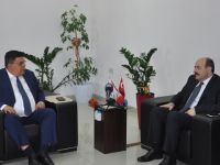 Berova, YÖK Başkanı Saraç ile görüştü