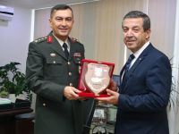 KTBK Komutanı Tümgeneral Yıldırım, Dışişleri Bakanı Ertuğruloğlu'nu ziyaret etti