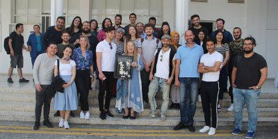 Usta sanatçı Ayla Algan DAÜ’ye konuk oldu