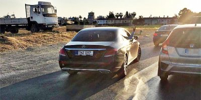 Makas atan sürücüye cezai işlem uygulandı