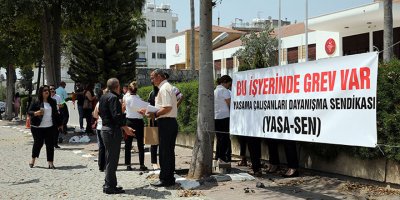 YASA-SEN Cumhuriyet Meclisi’nde bir saatlik uyarı grevi yaptı
